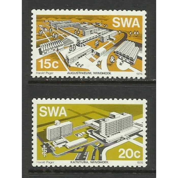 MİMARİ-1976 GÜNEY BATI AFRİKA-DAMGASIZ MNH TAM SET