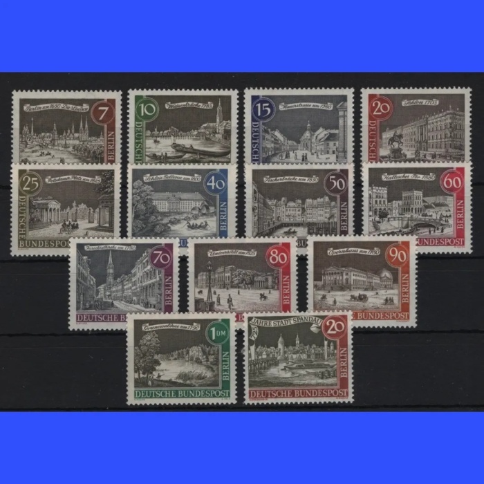 MİMARİ-BERLİN 1962-DAMGASIZ MNH TAM SET