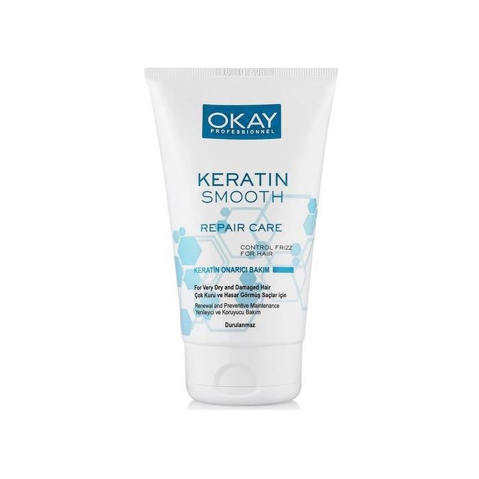 Okay Keratin Smooth Onarıcı Saç Bakım Kremi 100 ML