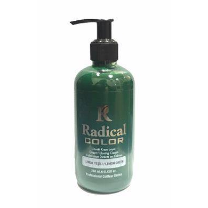 Radical Color Su Bazlı Saç Boyası 250 ml Limon Yeşili