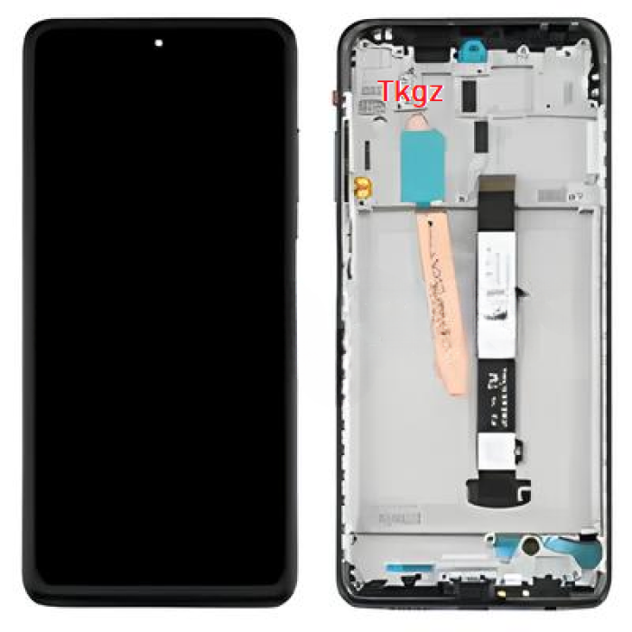 Tkgz - Xiaomi POCO X3 NFC Lcd Ekran Dokunmatik -A- Kalite ÇITALI SİYAH