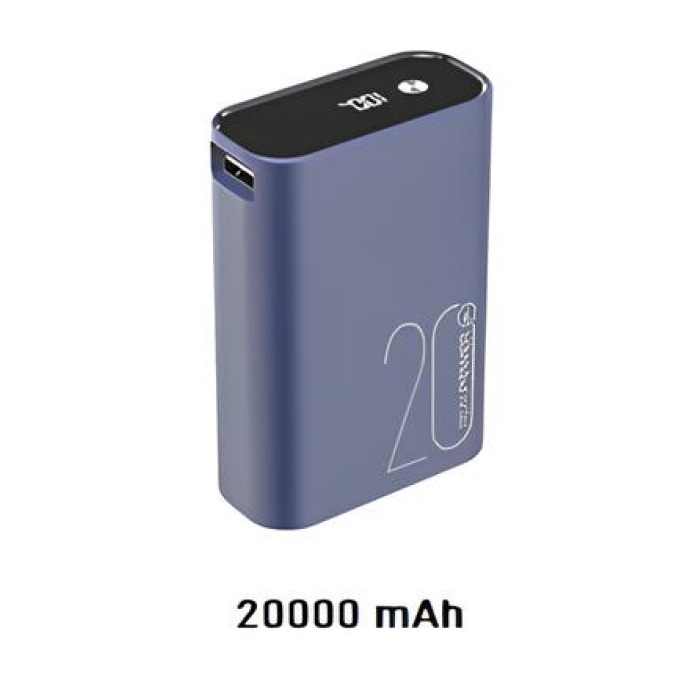 Realpower 20000 mAh Taşınabilir Powerbank MAVİ