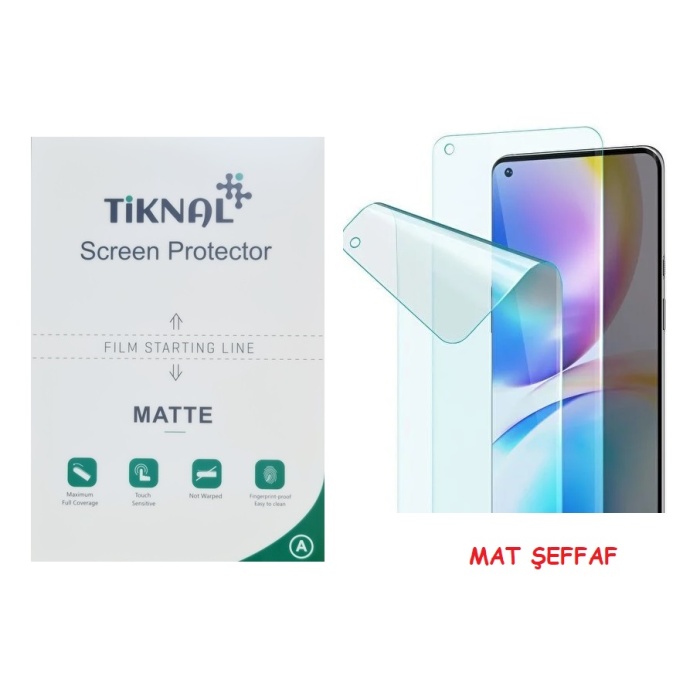 Xiaomi REDMİ NOTE 11 PRO - Tiknal Esnek MAT Nano Ekran Koruyucu