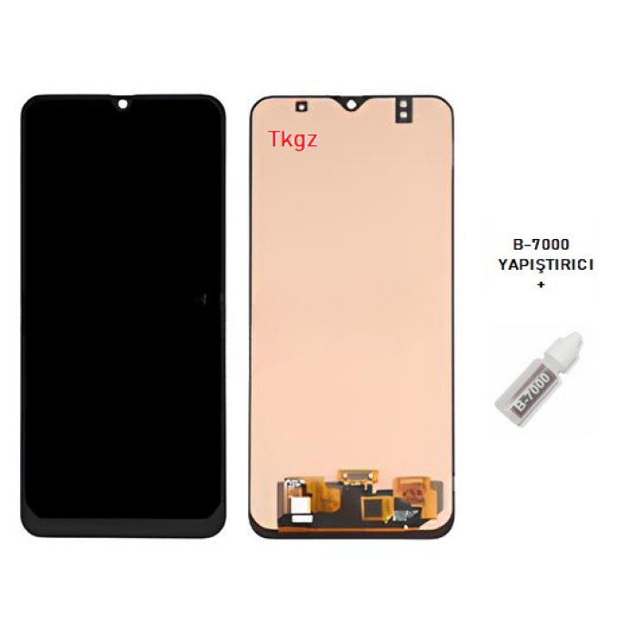 Tkgz - Samsung Galaxy M30S - SM-M307 Uyumlu Lcd Ekran Dokunmatik Orijinal + B-7000