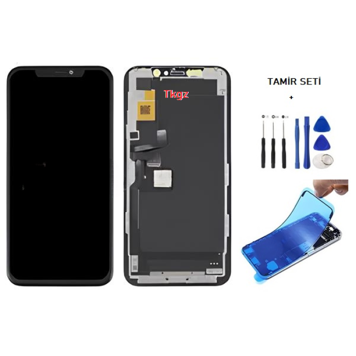 iPhone 11 PRO  Uyumlu Lcd Ekran Dokunmatik A+A KALİTE ( GX MARKA ) + TAMİR SETİ + TOZ BANTI