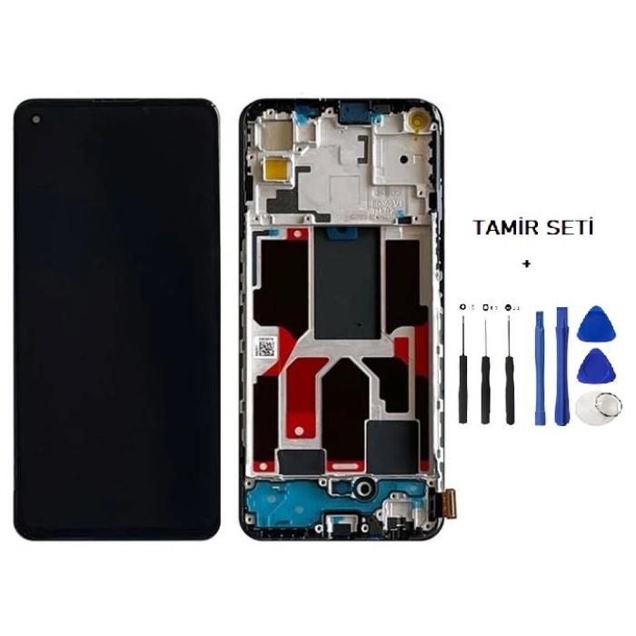 Oppo RENO 5 LİTE Uyumlu Lcd Ekran Dokunmatik SERVİS Orijinali FULL ÇITALI + TAMİR SETİ