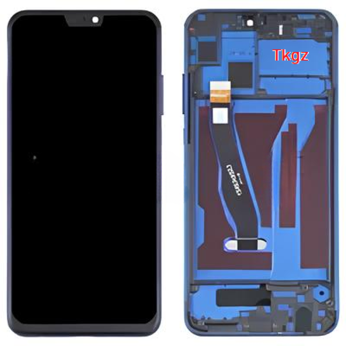 Honor 8X Uyumlu Lcd Ekran Dokunmatik SERVİS Orijinali ÇITALI MAVİ