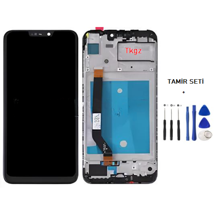 Honor 8C Uyumlu Lcd Ekran Dokunmatik SERVİS Orijinali ÇITALI + TAMİR SETİ