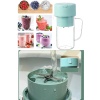 Şarjlı Taşınabilir Pipetli Bardak Blender 420 ML Smoothie Milkshake Meyve Mama Karıştırıcı Mikser