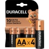   Duracell 4Lü AA Kalem Pil