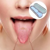TOPTANBULURUM Bakır Oil Pulling Yağ Çekme Dil Plak Temizleme Aleti Dil Fırçası Sıyırıcı Dil Kaşığı