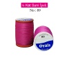 Oyalı 4 Kat Suni İpek İplik İğne Oyası Boncuk İpi Tığ Oyası No:89