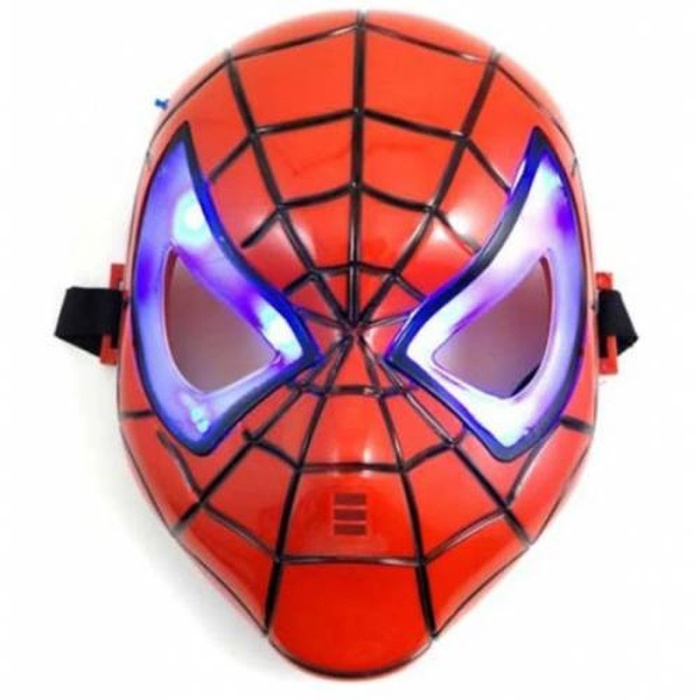 Led Işıklı Spiderman Örümcek Adam Maskesi