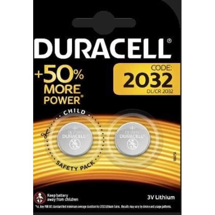 Duracell CR 2032 Lityım Pil 3 Volt 2 li