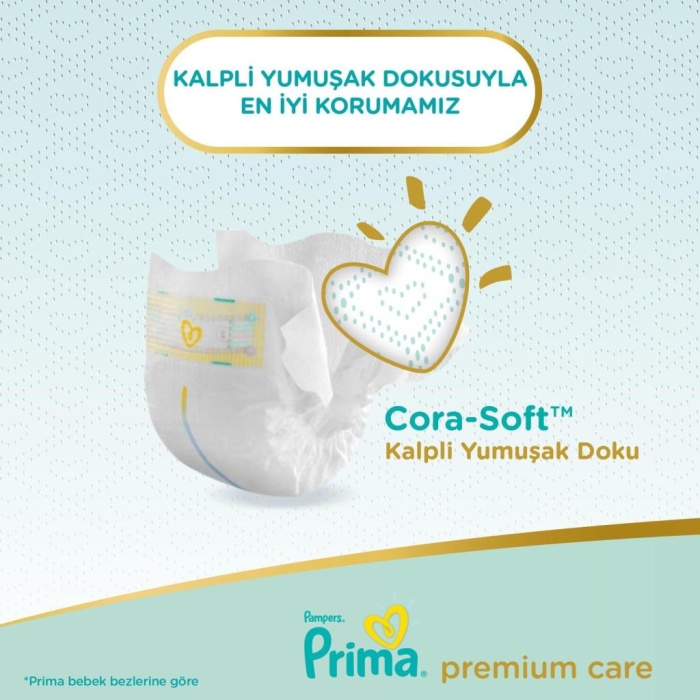   Prima Premium Care Bebek Bezi Ekonomik Paket 1 Beden 70 Adet