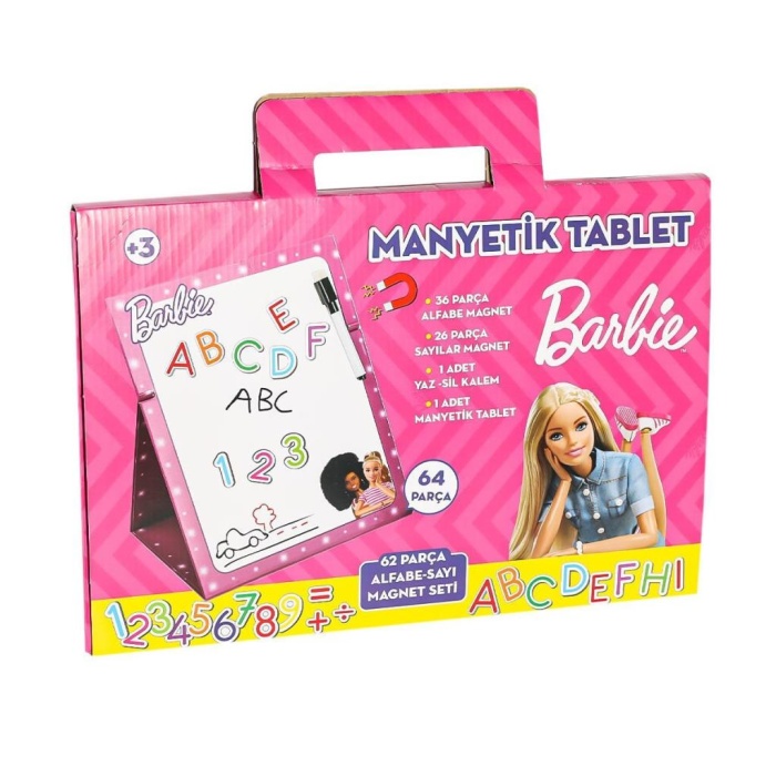 2229 Barbie Manyetik Tablet 64 Parça -Dıytoy