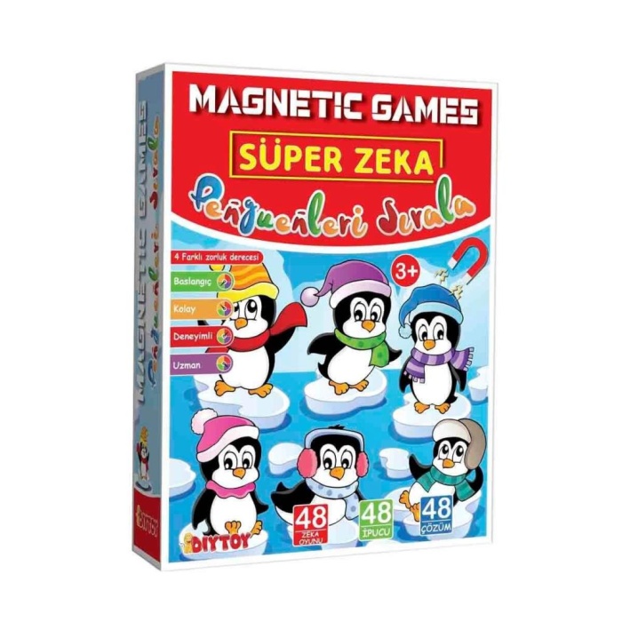   2397 Manyetik Magnet Penguenleri Sırala -Dıytoys