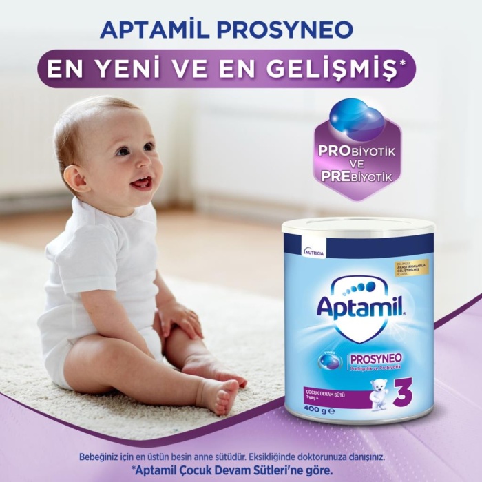    Aptamil Prosyneo Çocuk Devam Sütü No3 1 Yaş+ 400 Gr