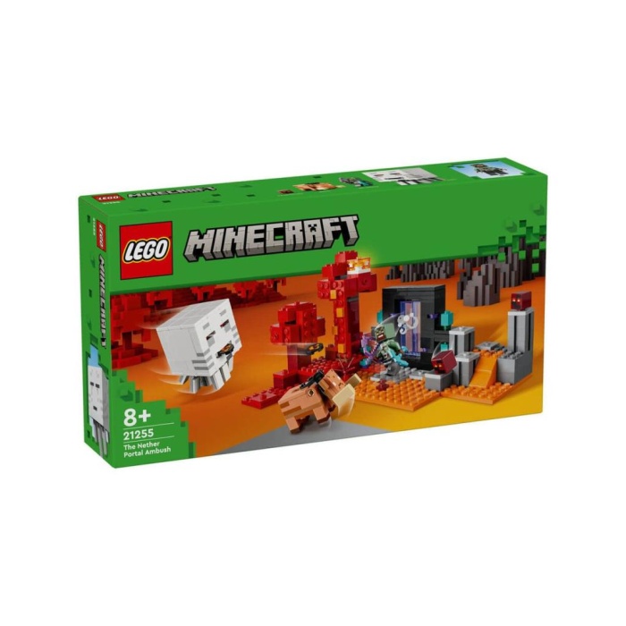 21255 LEGO® Minecraft® Nether Geçidi Pususu 352 parça +8 yaş