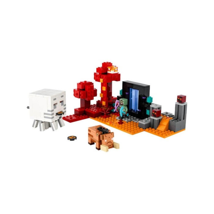 21255 LEGO® Minecraft® Nether Geçidi Pususu 352 parça +8 yaş