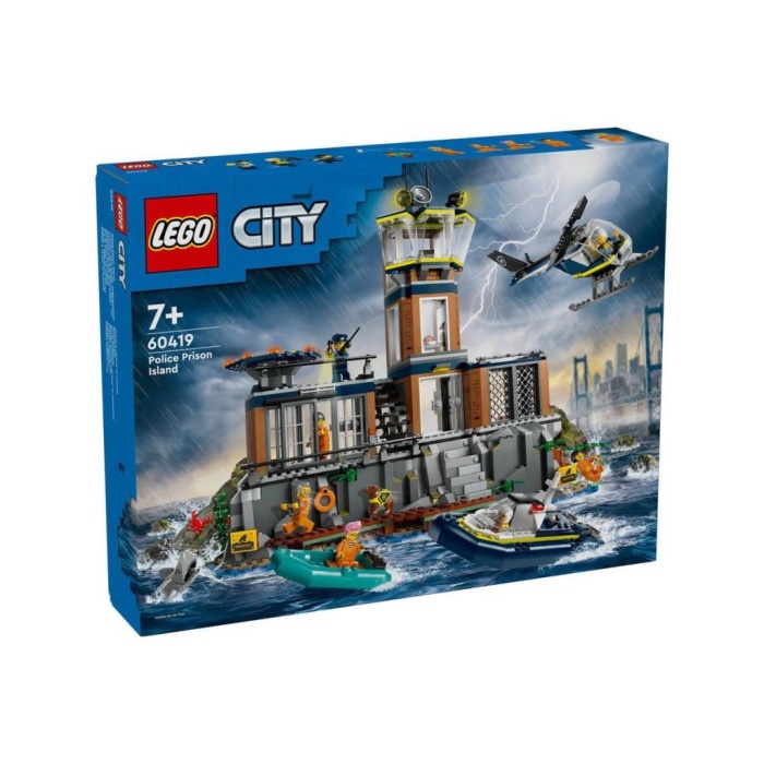 60419 LEGO® City Polis Hapishane Adası 980 parça +7 yaş