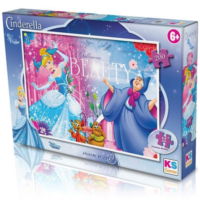    Ks Games Cinderella Puzzle 200 Parça