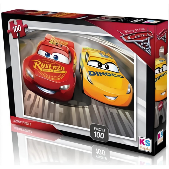    Ks Games Cars Puzzle 100 Parça CR.714-1