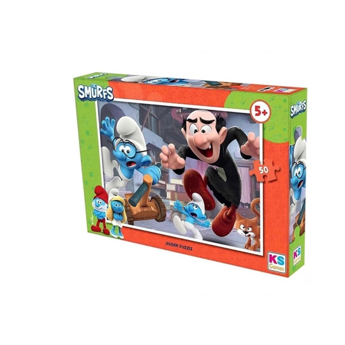 Nessiworld SMR 709 Smurf 50 Parça Puzzle -KS