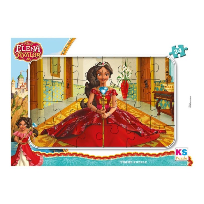 Nessiworld ELN 704 Elena Avalor Frame Puzzle 24 Parça