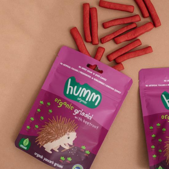    Humm Organik Vegan Pancarlı Grissini 55 Gr