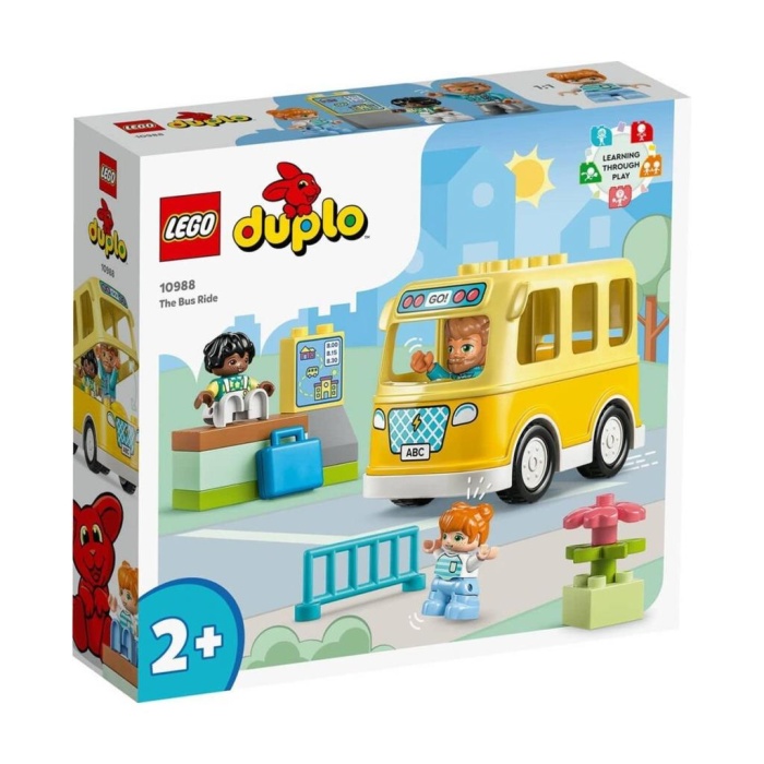 NessiWorld 10988 LEGO® Duplo® Otobüs Yolculuğu 16 parça +2 yaş