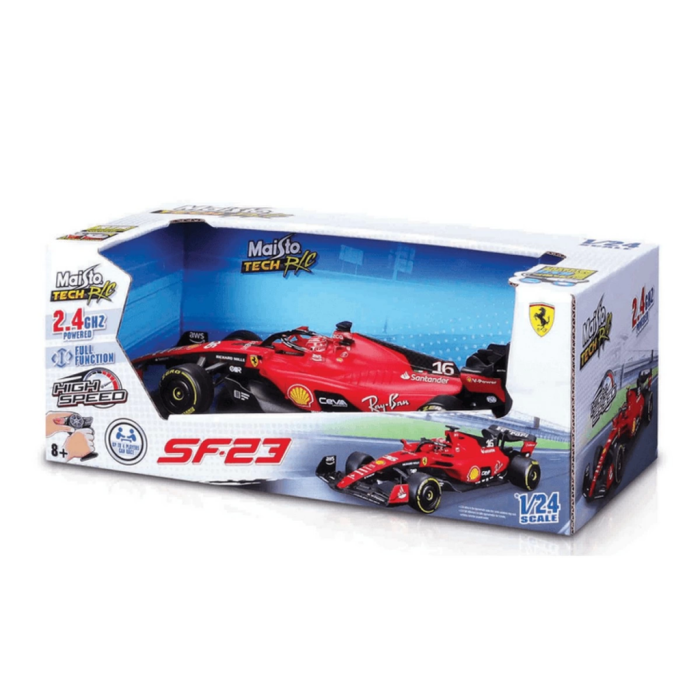   Maisto 1/24 Ferrari SF23 F1 Leclerc RC Car