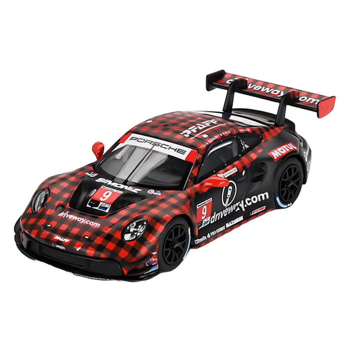 Nessiworld Mini GT 1/64 Porsche 911 GT3 R GTD PRO Pfaff Motorsports IMSA 2023 Sebring 12 Hrs. Winner