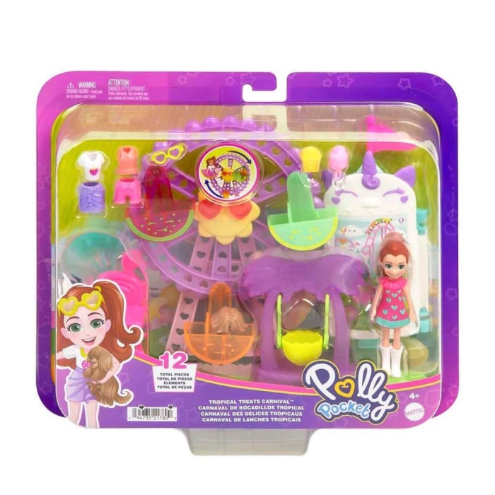    HWP25 Polly Pocket Meyve Karnavalı Oyun Seti