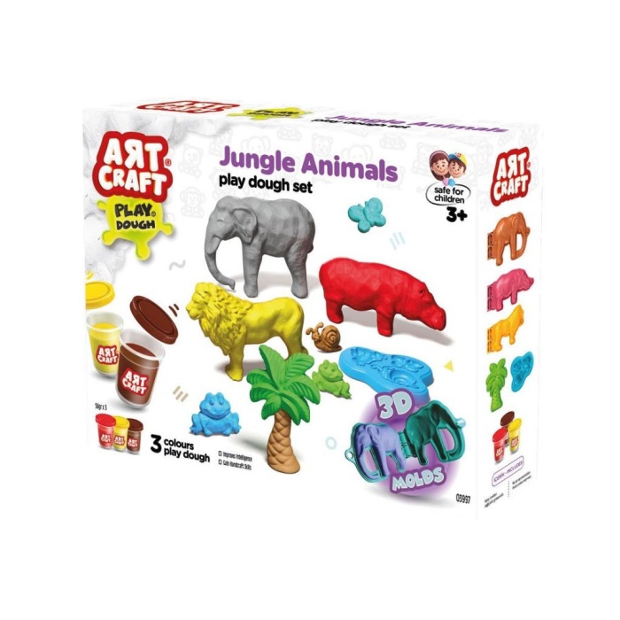     03997 Art Craft Orman Hayvanları Hamur Set 168 Gr -Fentoys