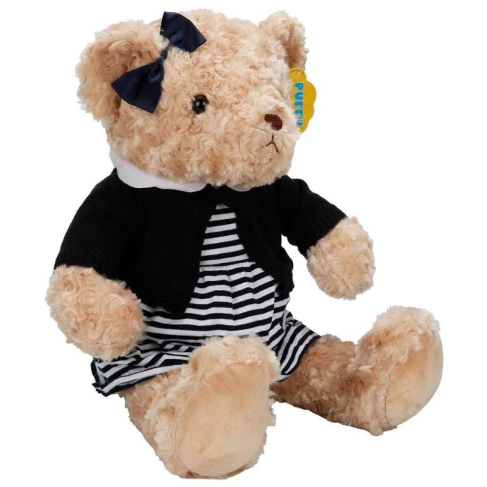   4807 Kıyafetli Peluş Ayı Teddy Bear 37 cm -Sunman