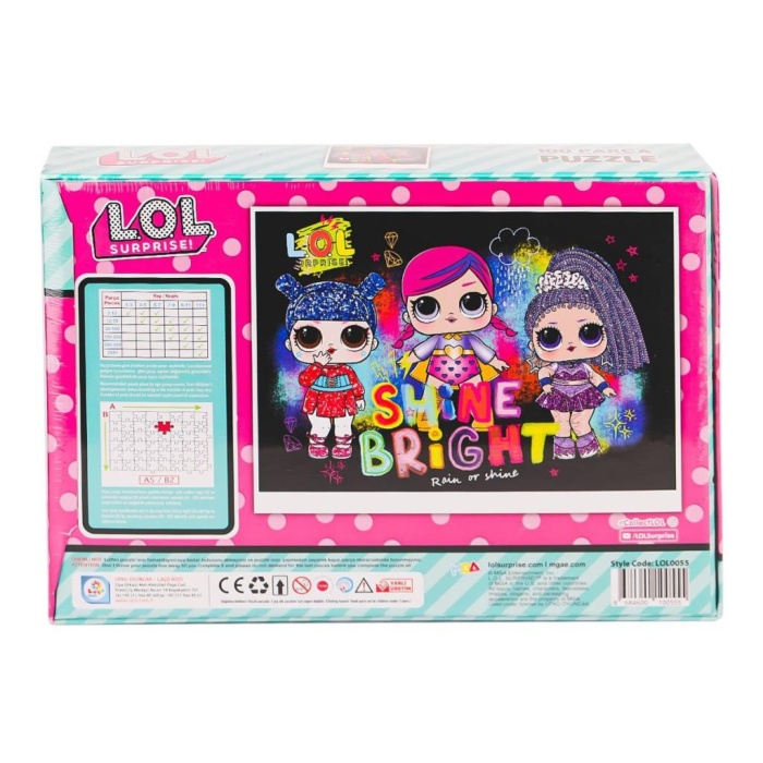   LOL0055 LOL 100 Parça Puzzle -Laçokids