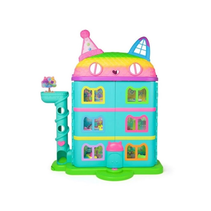 Nessiworld 70742 Gabbys Dollhouse Festival Evi Eğlenceli Müzikli Oyun Seti 63 cm -Spinmaster