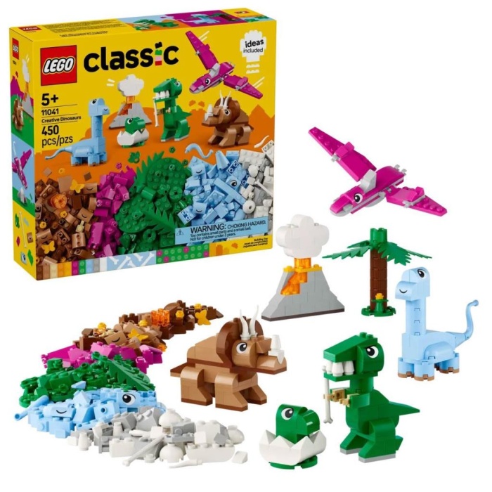   11041 Lego Classic Yaratıcı Dinozorlar 450 parça +5 yaş