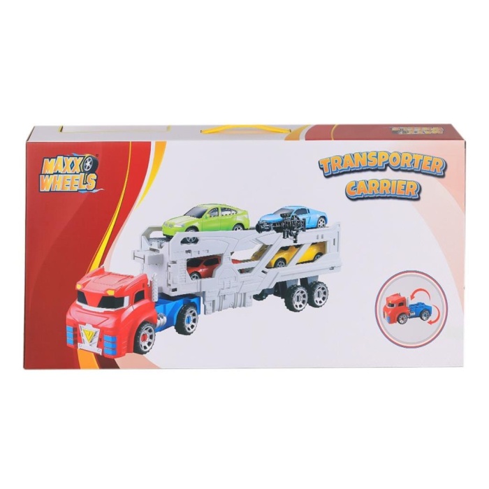 Nessiworld 4538 Maxx Wheels Transporter Taşıyıcı Dönüşebilen Transformer -Sunman