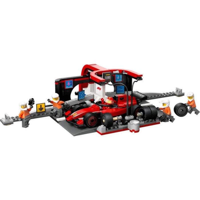     60443 Lego City Ferrari F1 Pit Stop ve Pit Ekibi 322 parça +6 yaş