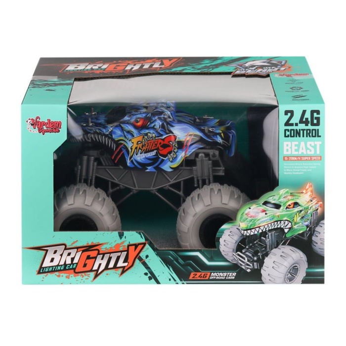      RQ-3045-46-47 Kumandalı Şarjlı Işıklı Off Road Canavar Araba -Vardem