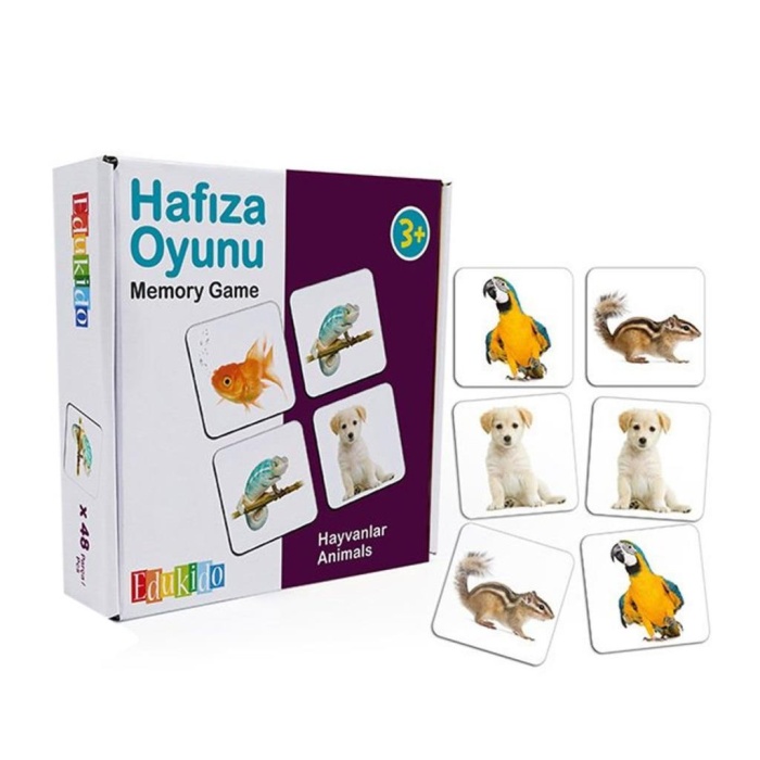    EDU-2013 Hafıza Oyunu Gerçek Hayvanlar -Chiva