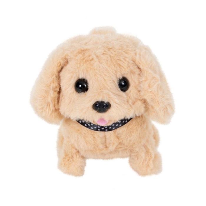     4248 Sesli Hareketli Peluş Köpek Karamel -Sunman