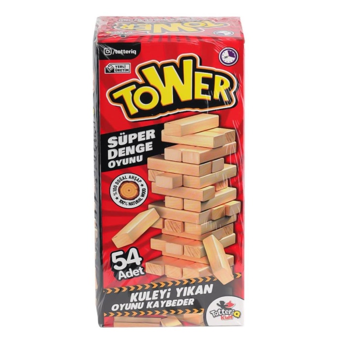     7314 Tower Denge Oyunu 54 Parça -Totteriq