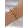 316L Çelik Gold Renk Tiffany Bileklik - TJ-BB6086