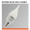 Şavk 5,5W Kıvrık Buji Led Lamba Beyaz