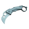 Quartermaster DA46 Karambit Outdoor Çakı 18 cm - Tırtıklı, Karbon Fiber Sap