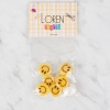 Loren Crafts 8 li Sarı Düğme - 670