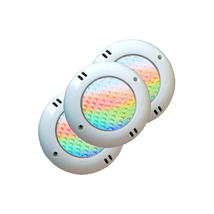 8 Watt Smd Led Rgb Kendinden Dönen Mini Sıva Üstü Havuz Lambası 3 Adet